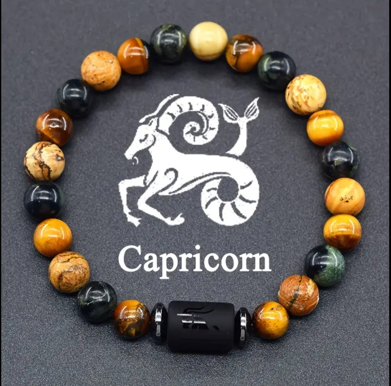 Bracelet Astro Capricorne – Ambition, Stabilité & Protection