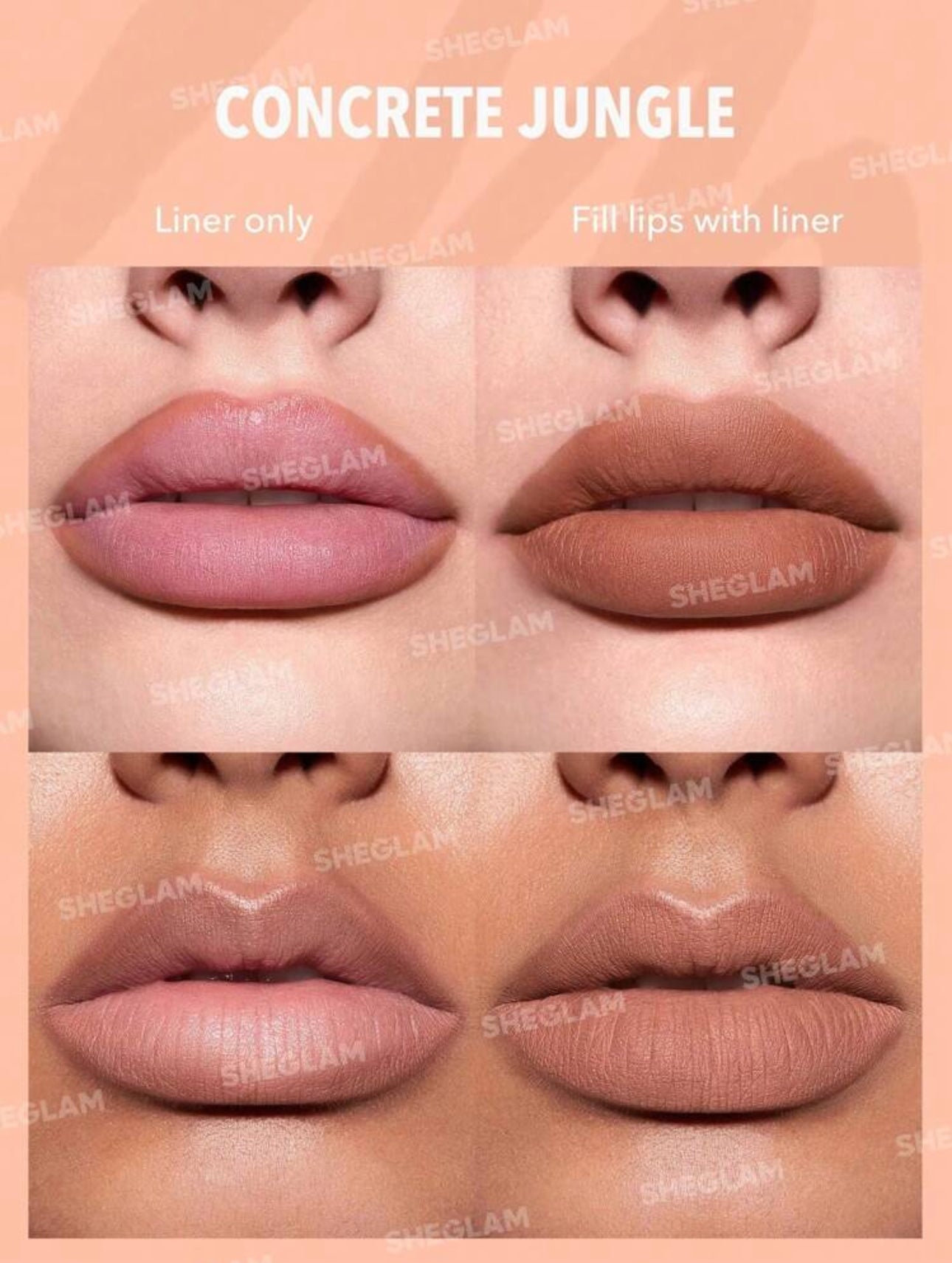 SHEGLAM Ensemble de 3 Crayons à Lèvres "So Lippy" - Lip Liner Set (3 x 0.25 g)