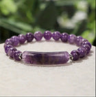 Bracelet "Sagesse & Sérénité" en Améthyste Naturelle