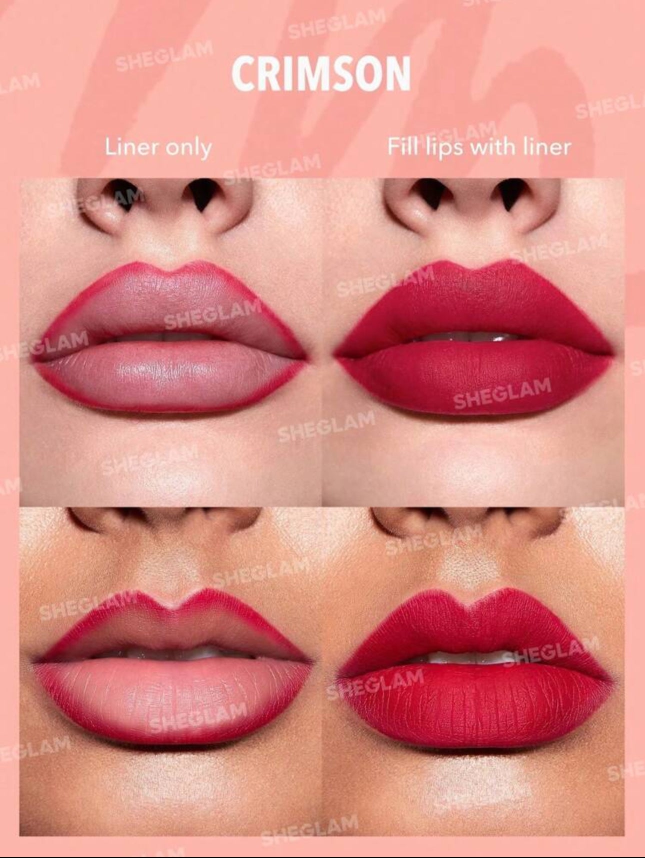 SHEGLAM Ensemble de 3 Crayons à Lèvres "So Lippy" - Lip Liner Set (3 x 0.25 g)
