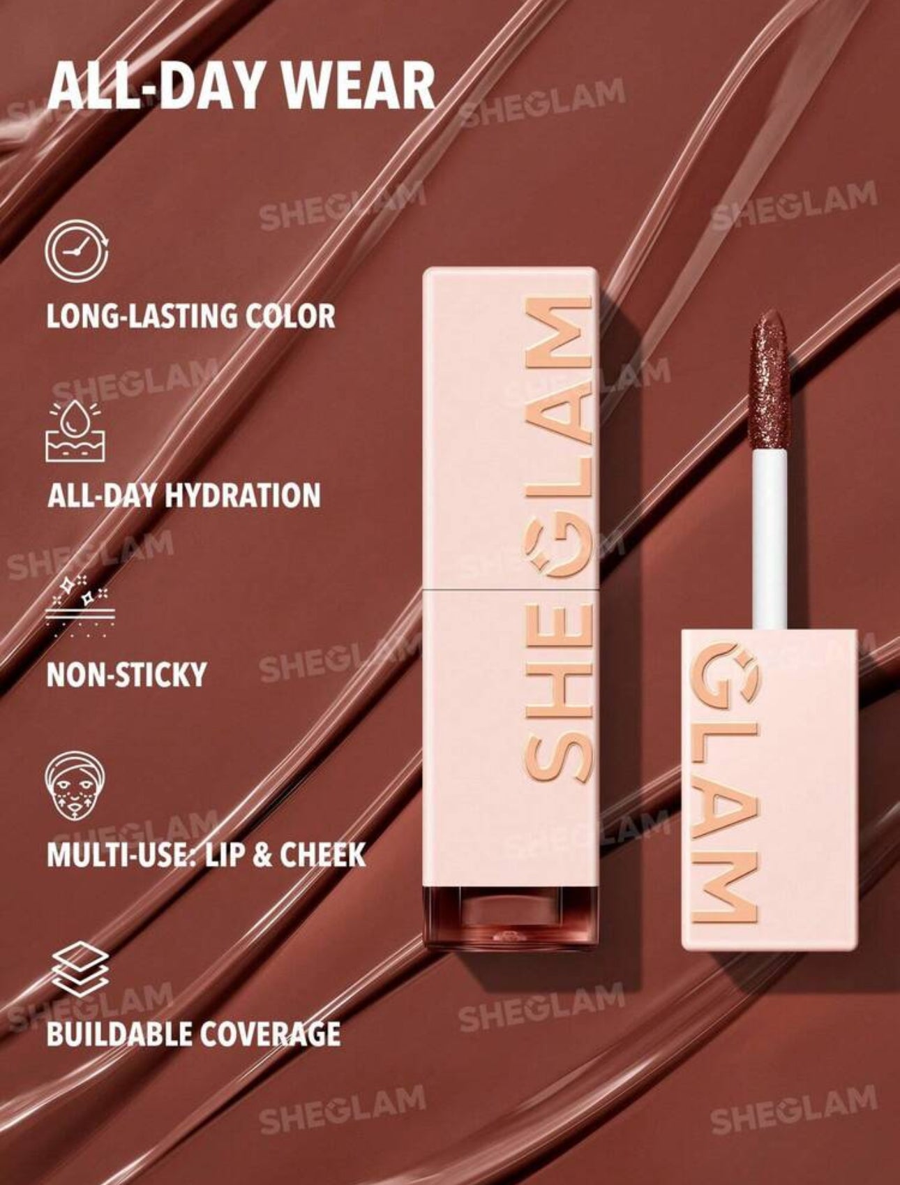 SHEGLAM Encre à Lèvres "Take A Hint" - Lip Tint Longue Tenue (3.5 ml)
