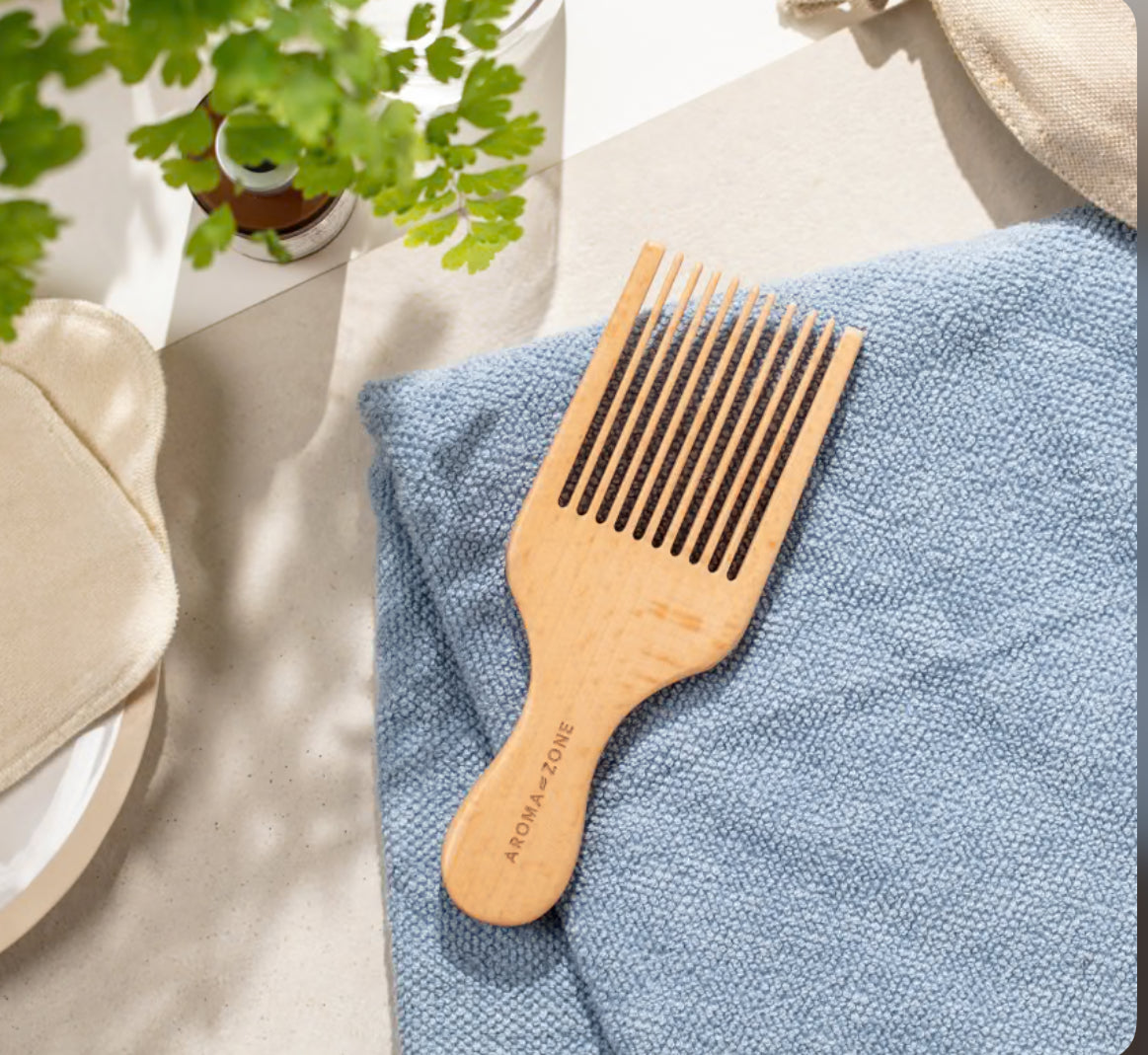 Peigne volume boucles en bois de hêtre