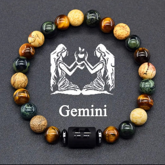 Bracelet Astro Gémeaux – Énergie, Communication & Harmonie