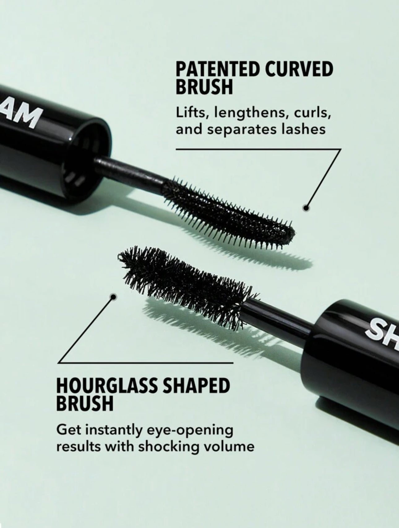 SHEGLAM Mascara Double Embout "All-In-One" - Volume & Longueur (4g x 2)