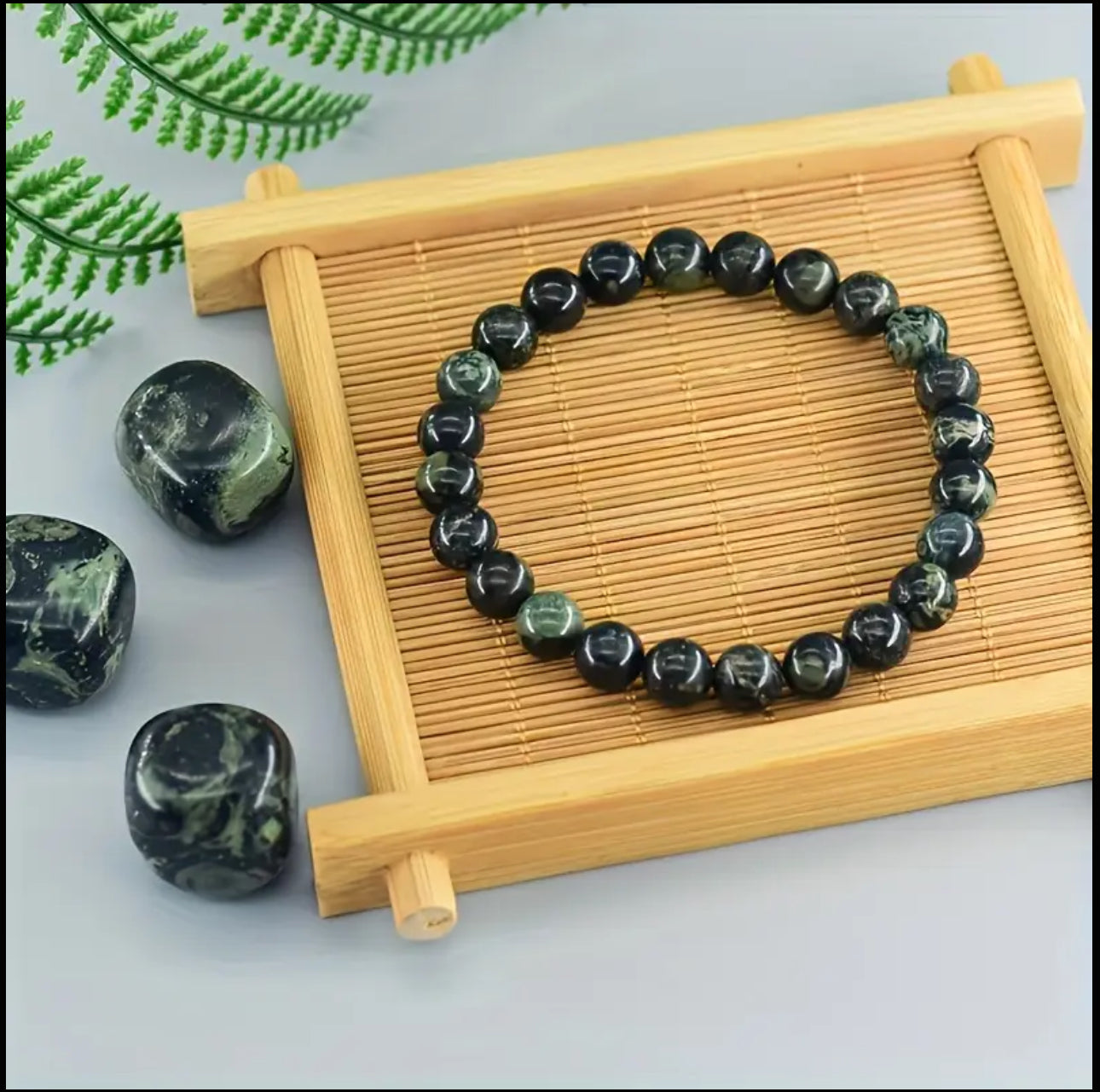 Bracelet en Jaspe Kambaba – Force et Sérénité