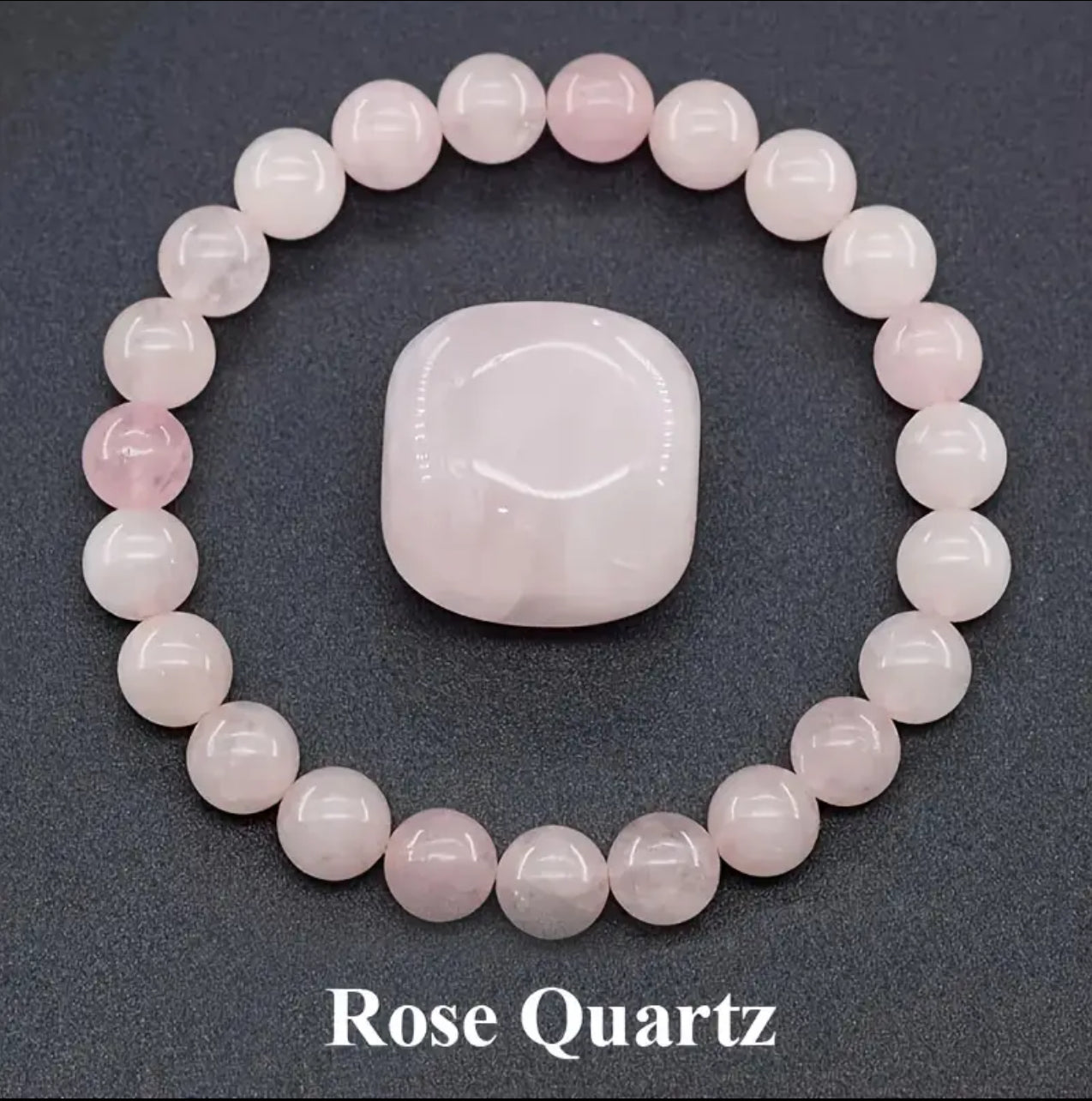Bracelet en Quartz Rose - Harmonie et Amour