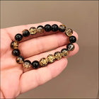 Bracelet « Force & Protection » — Quartz Fumé & Quartz Craquelé