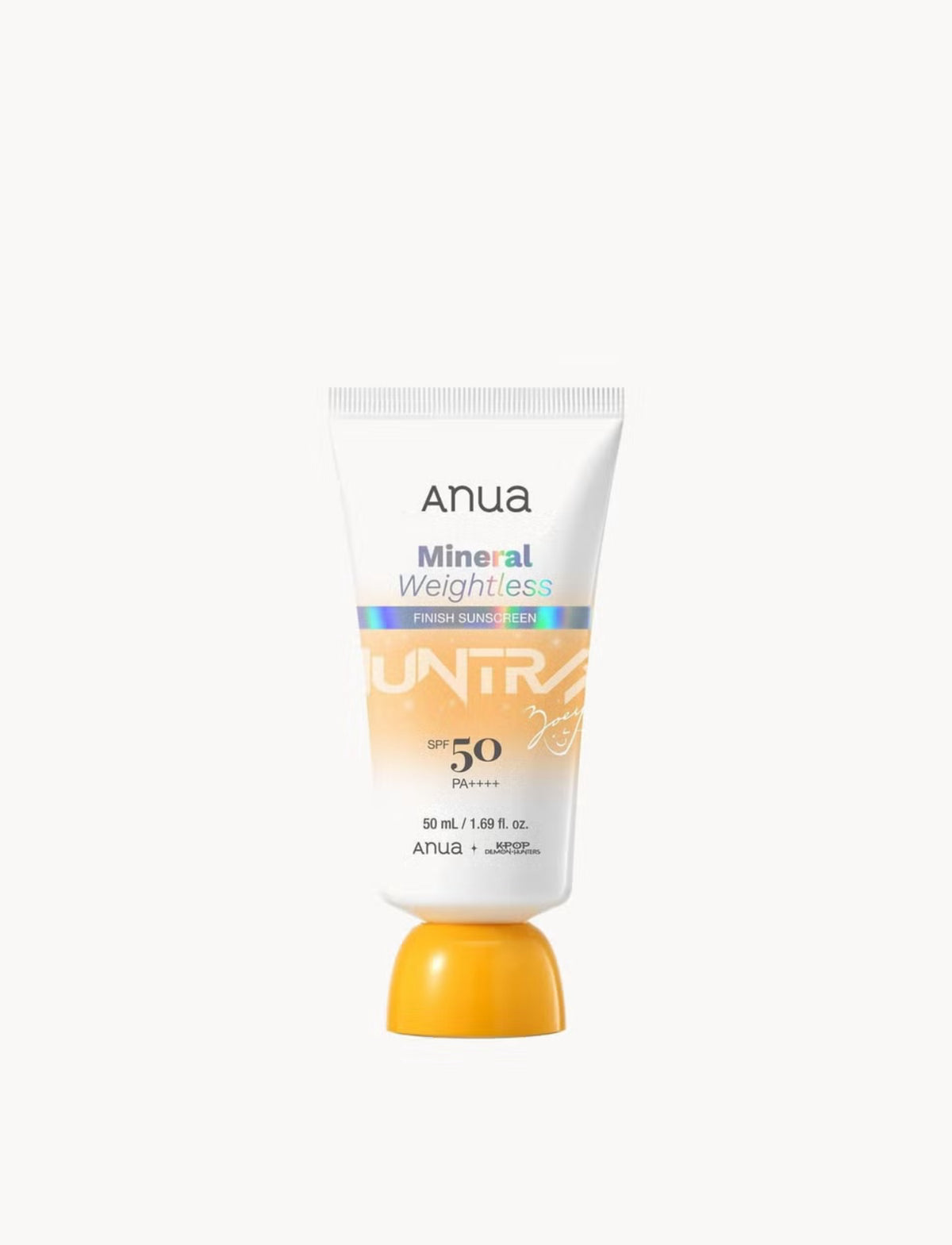 Anua - Crème Solaire Minérale Ultra-Légère SPF 50 – (Édition Limitée K-POP Demon Hunters)