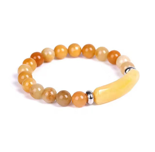 Bracelet "Rayon de Soleil" en Jade Jaune