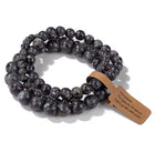 Set de 3 Bracelets "Aura Boréale" en Labradorite