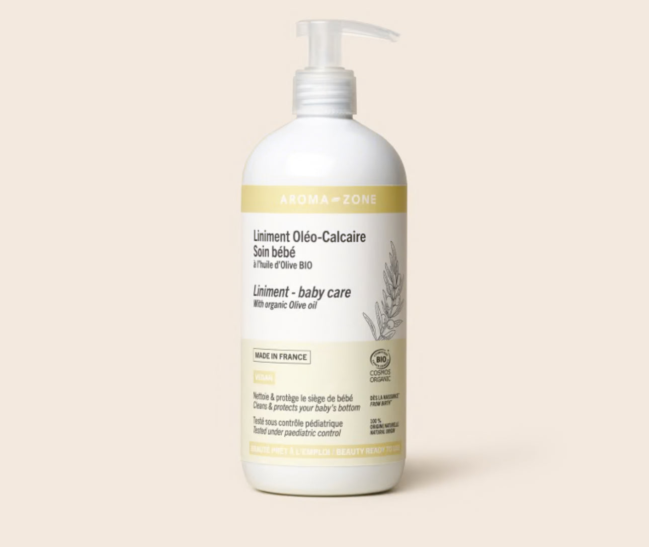 Liniment oléocalcaire à l'huile d'Olive BIO - Soin bébé