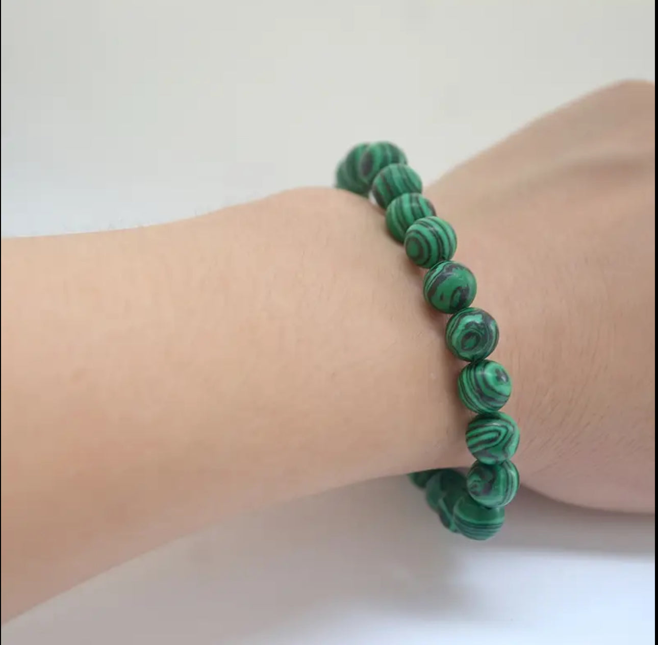 Bracelet « Transformation & Protection » — Malachite