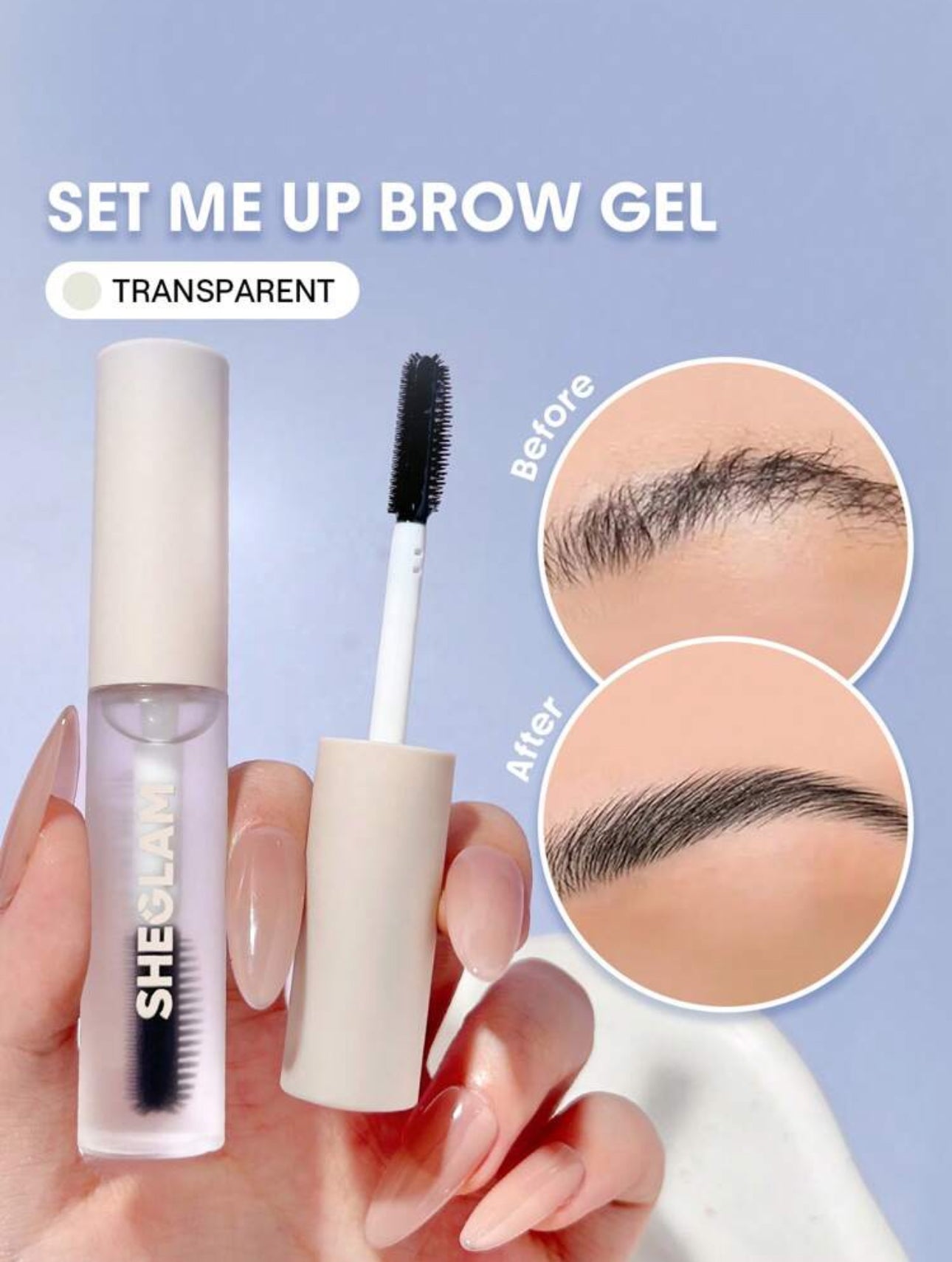SHEGLAM Gel à Sourcils Fixateur "Set Me Up" - Brow Gel (7 g)