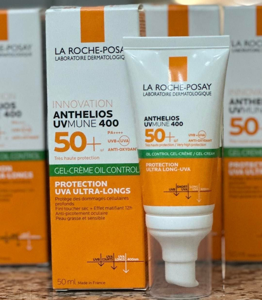 Anthelios gel creme toucher sec spf50+ 50ML La roche posay