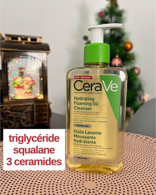 Cerave Huile Lavante Moussante et Hydratante