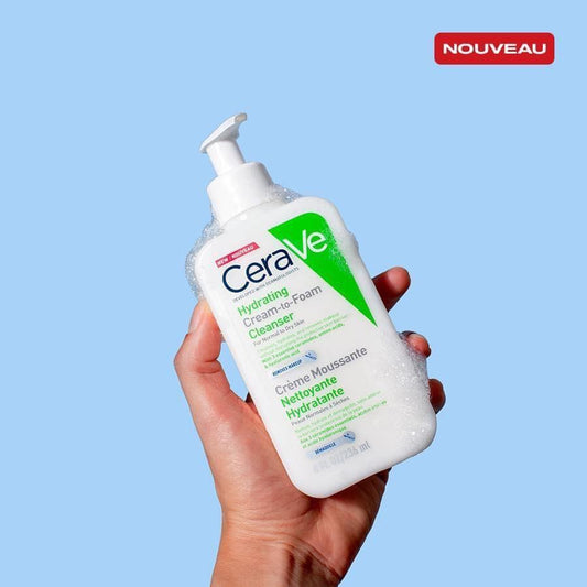 Cerave Crème Moussante Nettoyante Hydratante Visage