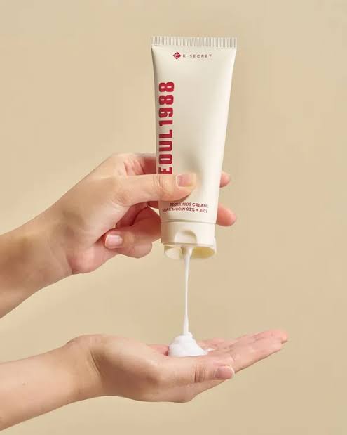 KSecret – Seoul 1988 Snail Mucin 93% + Rice Cream – Crème visage