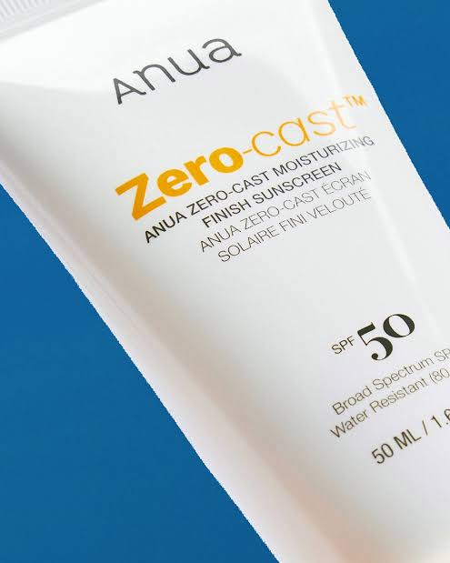 Anua - Crème Solaire Hydratante Sans Traces Blanches- SPF 50+ PA++++ - Zero-Cast Moisturizing Finish Sunscreen spf50+ PA++++