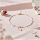 Collier "Douceur d'Amour" en Quartz Rose - Paix et Tendresse