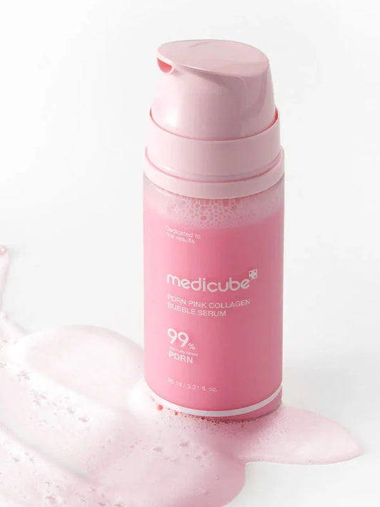 Medicube – PDRN Pink Collagen Bubble Serum – Sérum Régénérant Éclat & Fermeté au PDRN