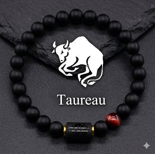 Bracelet Astro Taureau – Force, Stabilité & Détermination