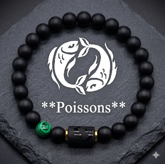 Bracelet Astro Poissons – Intuition, Sérénité & Protection