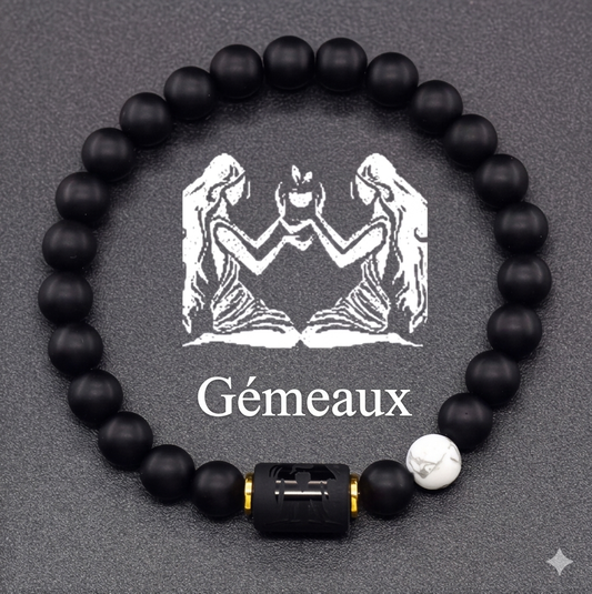 Bracelet Astro Gémeaux – Dualité, Communication & Sérénité