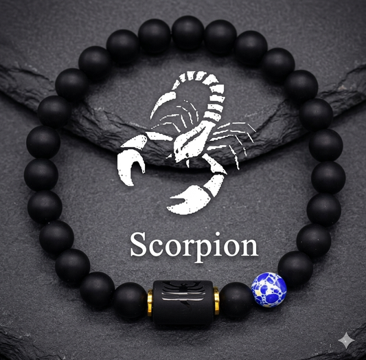 Bracelet Astro Scorpion – Intuition, Résilience & Protection