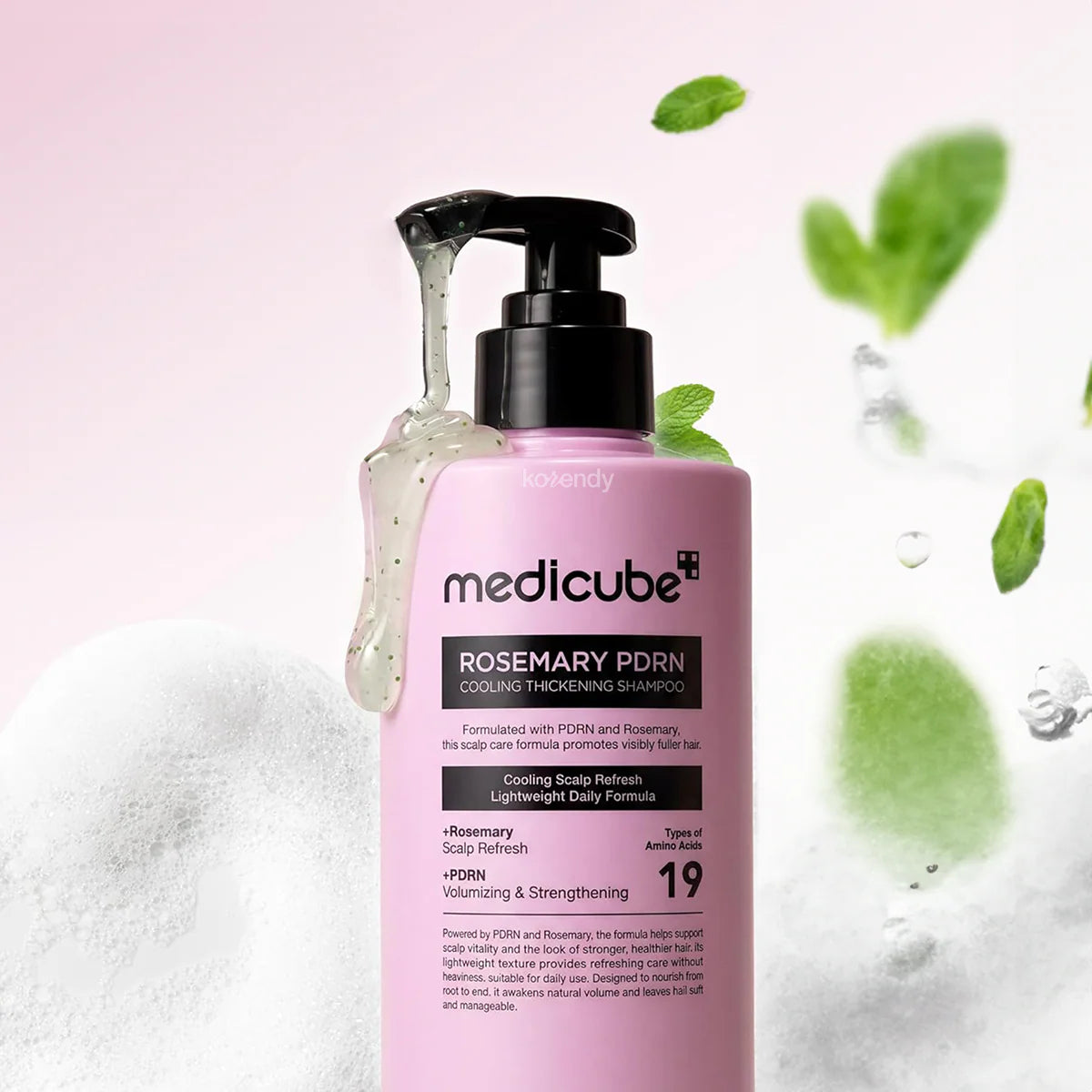 Medicube Rosemary PDRN Cooling Thickening Shampoo | Shampooing Épaississant & Rafraîchissant au Romarin & PDRN