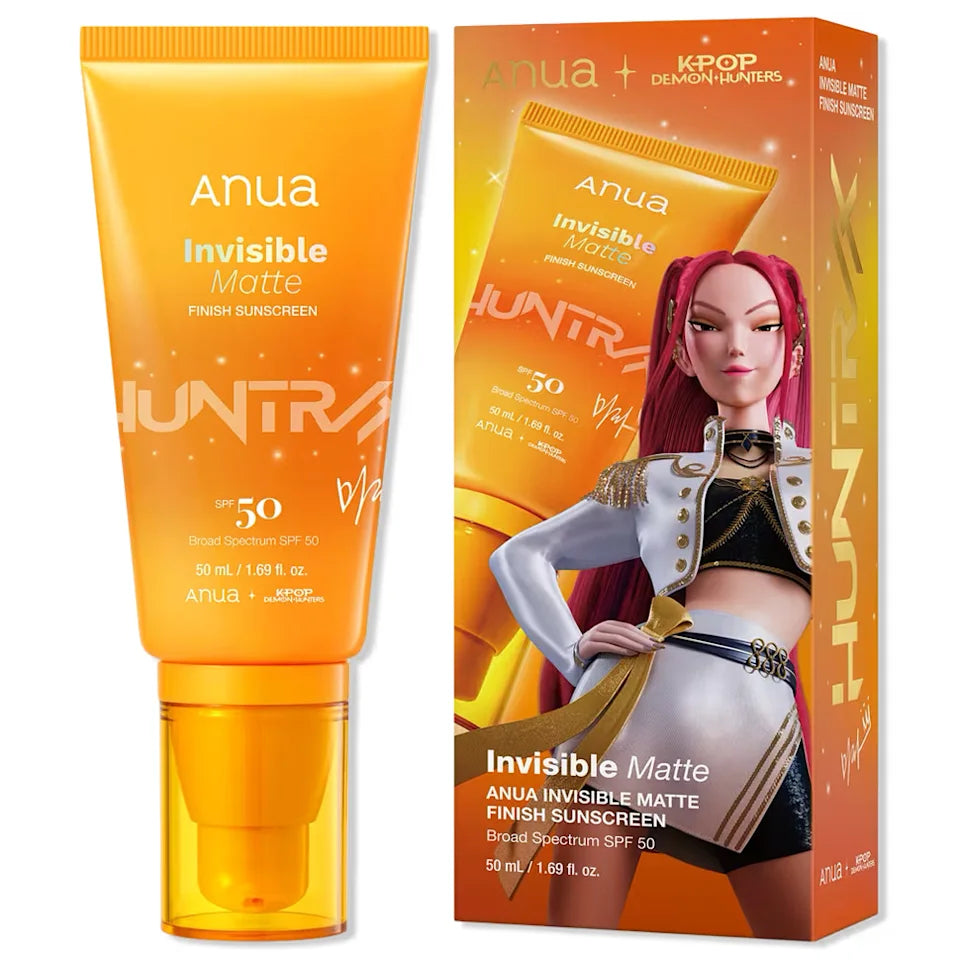 Anua - Crème Solaire Fini Mat Invisible SPF 50 – (Édition Limitée K-POP Demon Hunters)