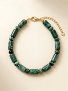 Bracelet Bohème "Forêt Émeraude" – Jaspe Vert
