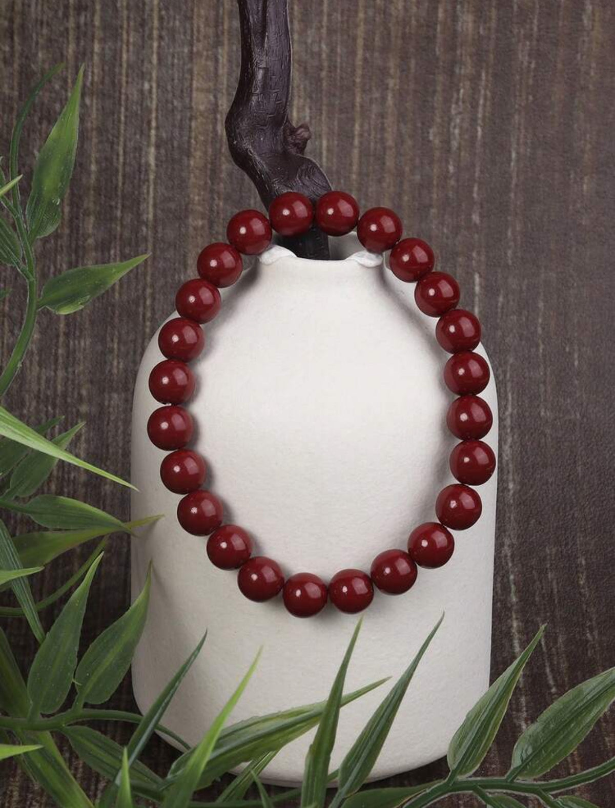 Bracelet "Ancrage et Force" en Jaspe Rouge Naturel