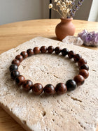 Bracelet "Ancrage Volcanique" en Obsidienne Acajou