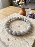 Bracelet "Sagesse et Stabilité" en Agate Grise
