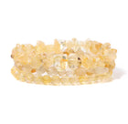 Bracelet Trio de Citrine en Pierres Naturelles : Set de 3 bracelets